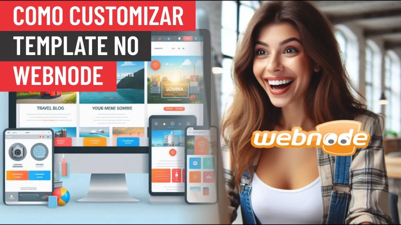 Como Customizar seu Site no Webnode