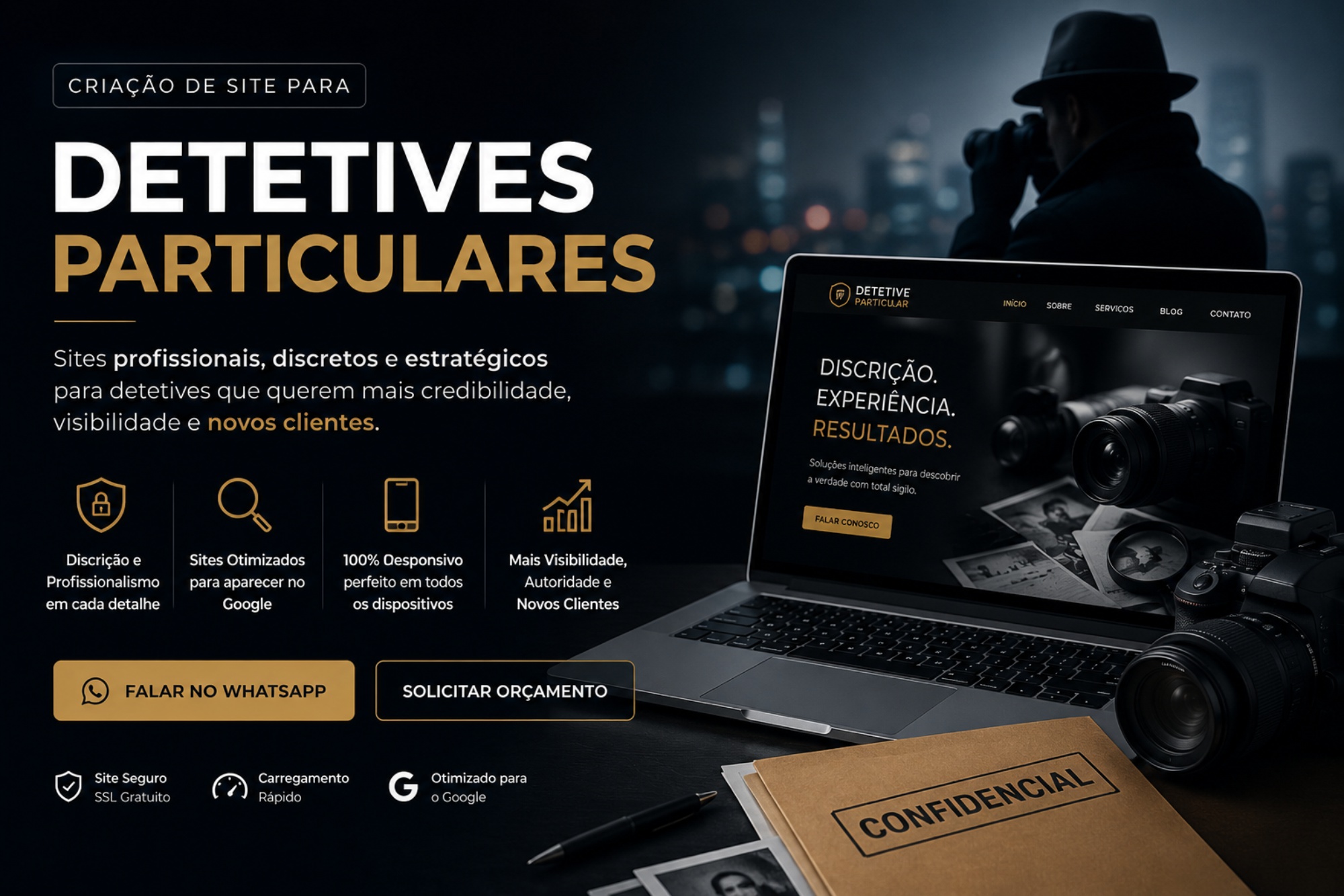 Criação de Site para Detetive Particular