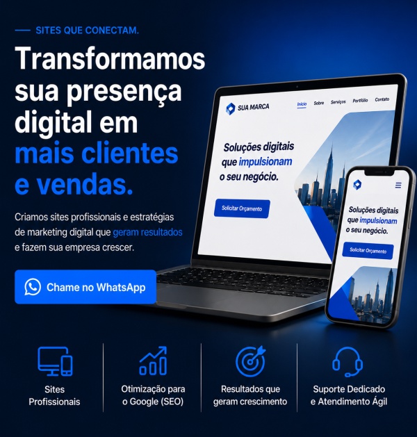 Transformamos sua presença digital em mais clientes