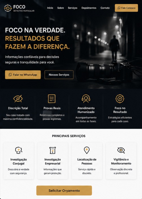 exemplo de site para detetives 2